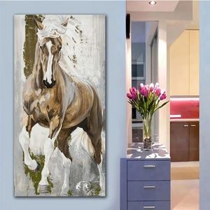 Extra Large Horse Canvas Palomino